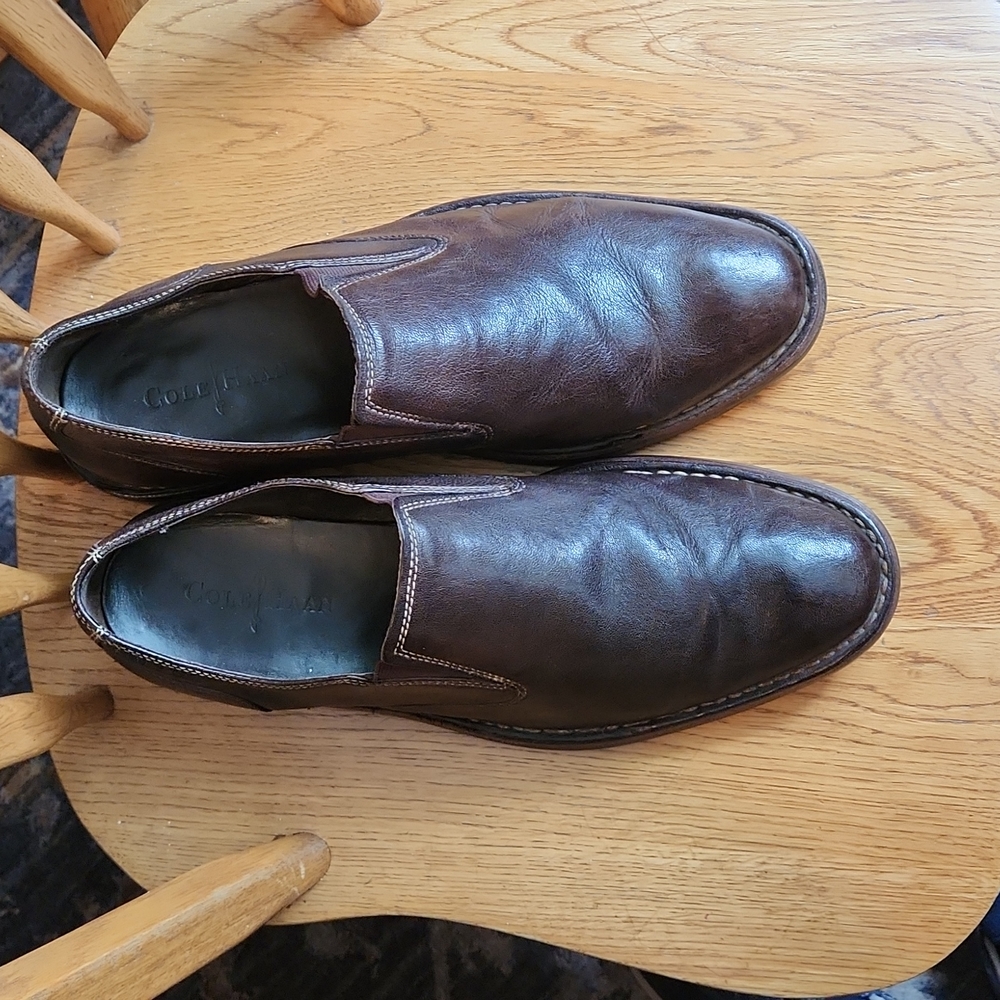 Cole Haan Nike Air Stratton Slip-On Leather Loafers